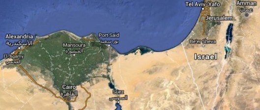 Tahpanhes was in the far north-eastern corner of the Nile Delta